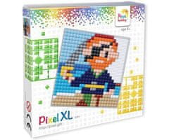 Pixelhobby Mozaika pixel xl s pružnou deskou 12x12cm pirát