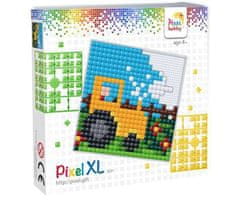Pixelhobby Mozaika pixel xl s pružnou deskou 12x12cm traktor