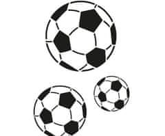 EFCO Plastová šablona a4 fotbalový míč,