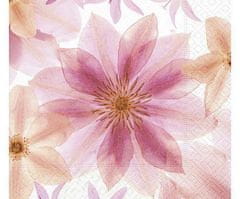 Kraftika Ubrousek růžové květy, 33x33cm