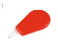 Kraftika 200ks červená šarlatová plastový navlékač nití