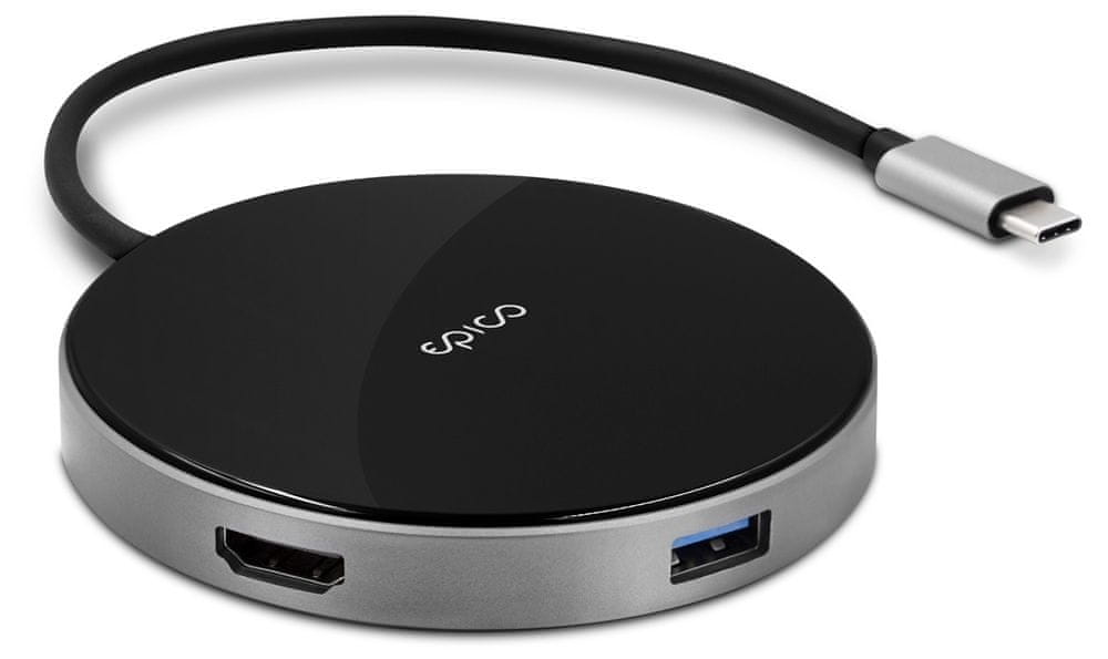 EPICO Wireless Charging Hub, černý 9915111900044