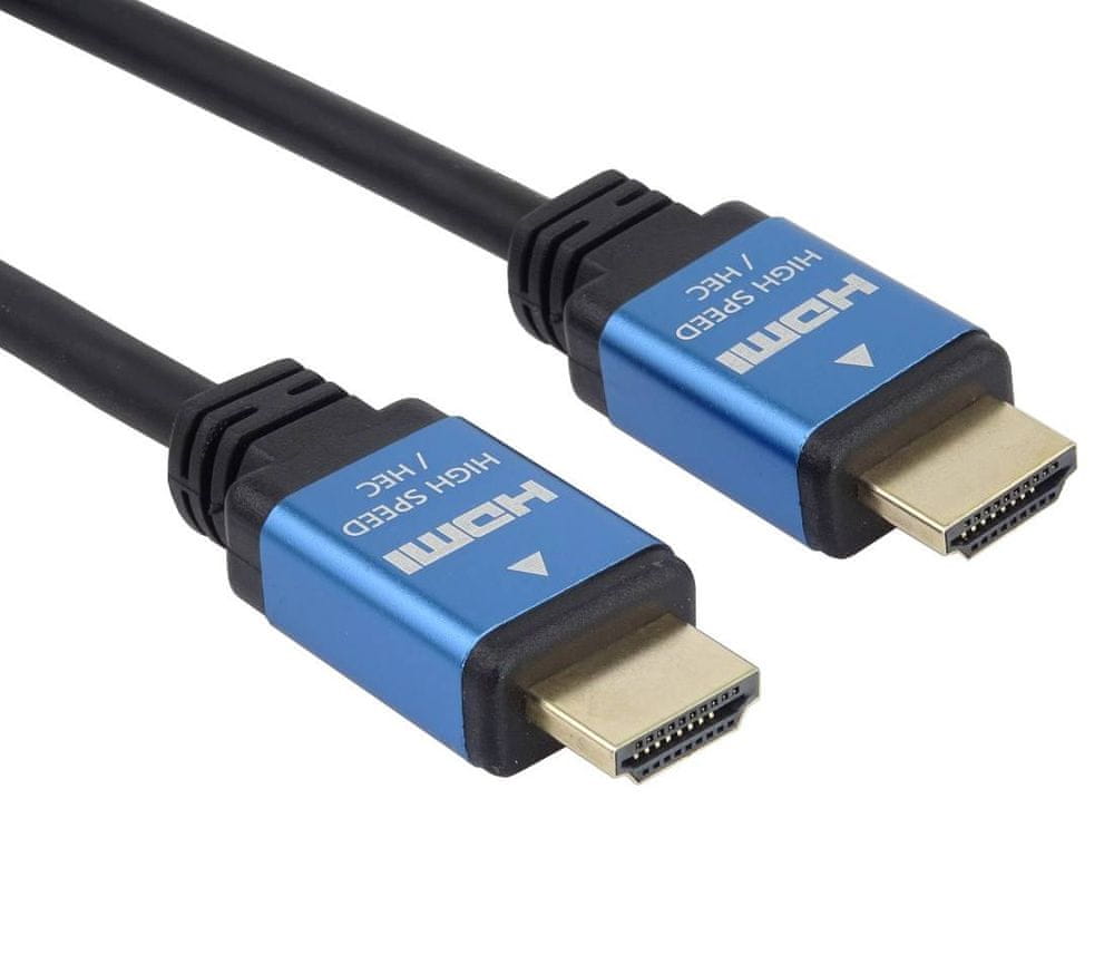 PremiumCord Ultra HDTV 4K@60Hz kabel HDMI 2.0b kovové+zlacené konektory 2m (kphdm2a2)