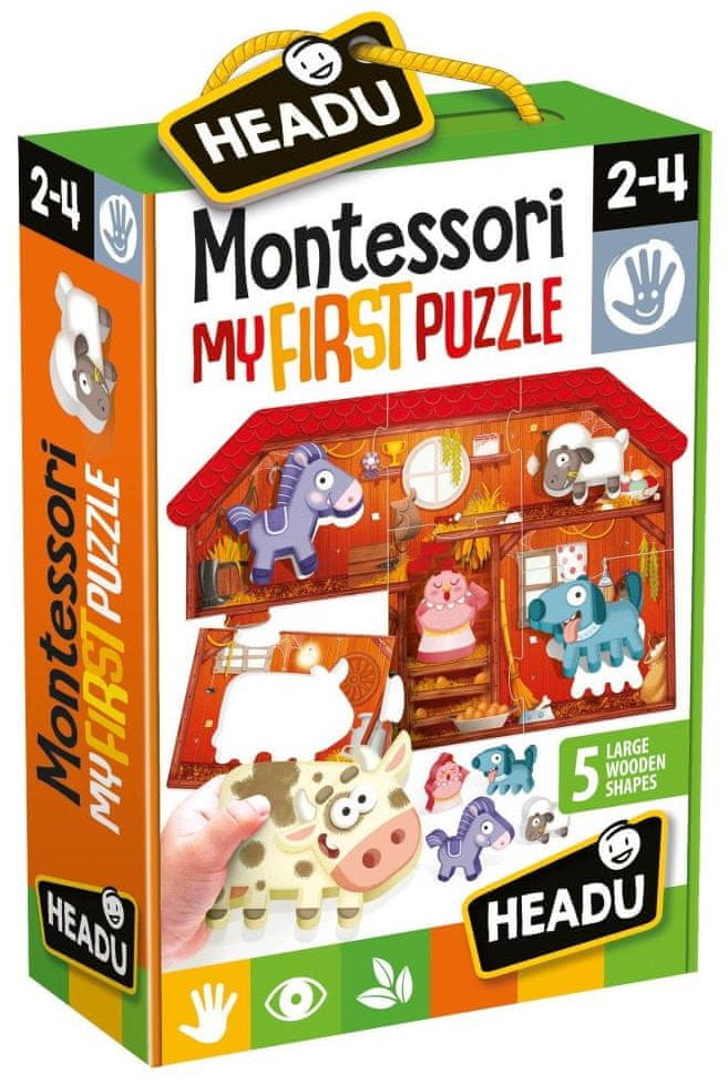 Levně Headu Montessori: Moje první puzzle - Farma