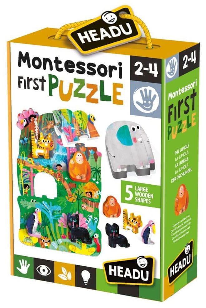 Headu Montessori: Moje první puzzle - Džungle