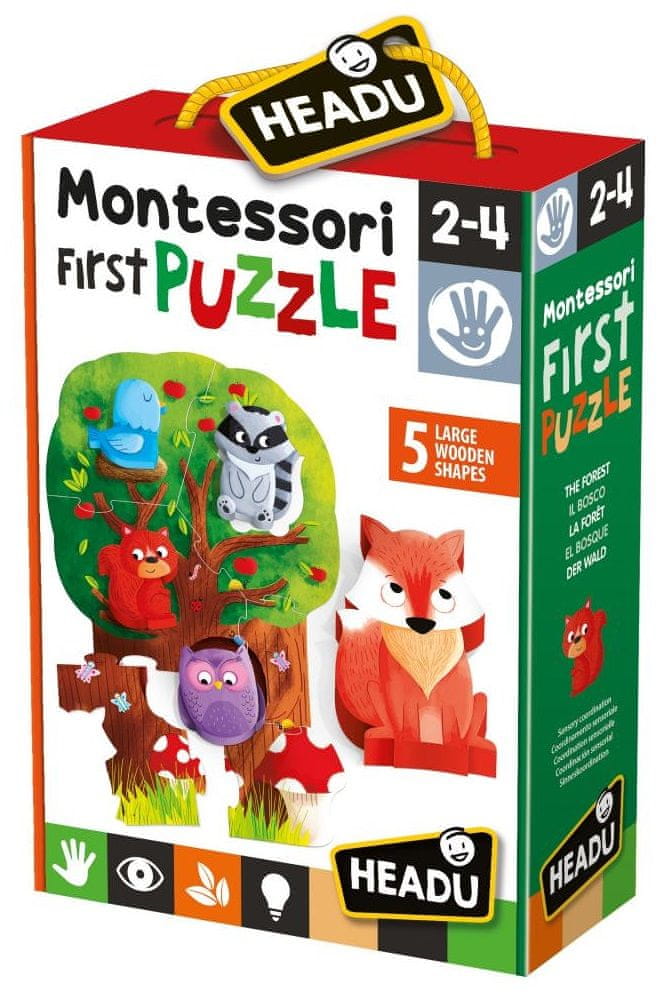 Levně Headu Montessori: Moje první puzzle - Les