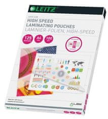 Leitz Laminovací fólie "iLam", čirá, 125 mikron, A4, lesklá, UDT technologie 74300002 