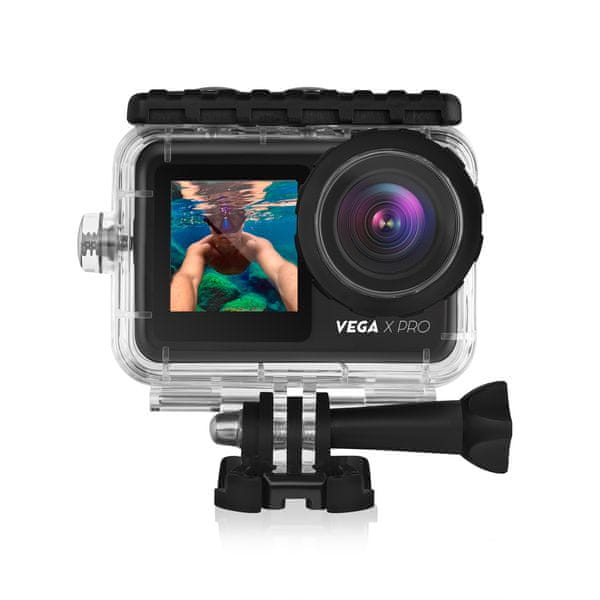 Unikátní 4K 60 FPS akční kamera Niceboy VEGA X PRO
