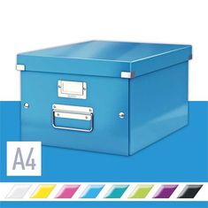 Leitz Univerzální krabice "Click&Store", modrá, A4 60440036