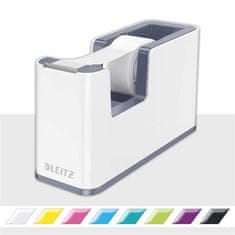 Leitz Odvíječ lepící pásky “Duo”, bílá, stolní, s páskou 53641001