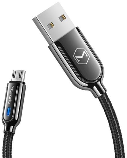 Mcdodo Smart Series Auto Power Off Micro USB Cable 1,5 m CA-6201, černý