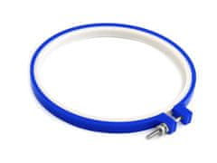 Kraftika 1ks (15,5cm) modrá vyšívací kruh plastový 15,5cm, 19cm