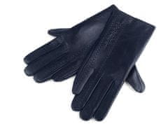 Kraftika 1pár 1 (vel.l) modrá temná dámské kožené rukavice