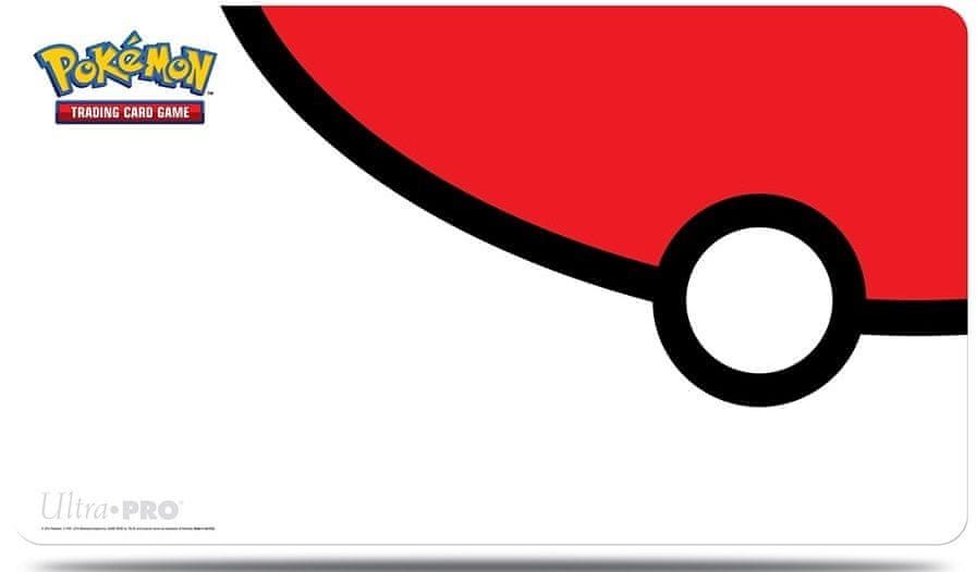 Pokémon UltraPRO: Hrací podložka - Pokéball Red and White - zánovní