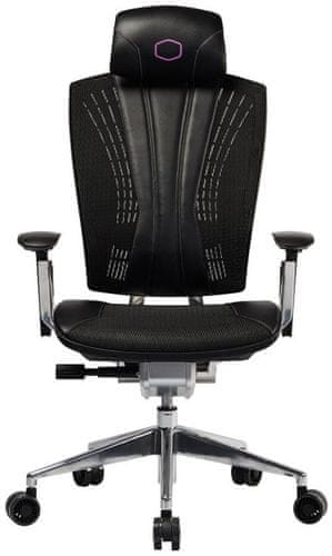 Gaming kolečková židle Cooler Master Ergo L (CMI-GCEL-2019) nastavitelné opěradlo područky luxusní vzhled PU