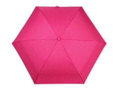 Kraftika 1ks růžová malinová skládací mini deštník s puntíky