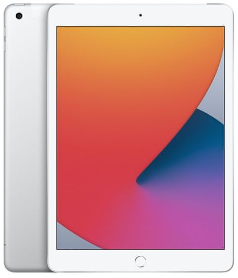 Apple iPad 2020, Cellular, 128GB, Silver (MYMM2FD/A)