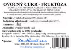 Dr. Hlaváč Fruktóza ovocný cukr 1 kg