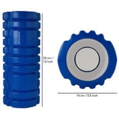 Tunturi Masážní válec Foam Roller 33 cm / 13 cm modrý