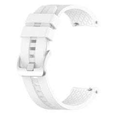 BStrap Silicone Cube řemínek na Huawei Watch GT 42mm, white