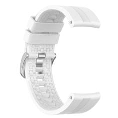 BStrap Silicone Cube řemínek na Huawei Watch GT 42mm, white