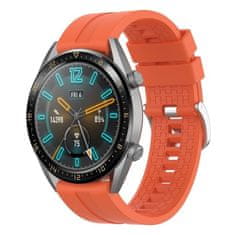 BStrap Silicone Cube řemínek na Huawei Watch GT 42mm, orange