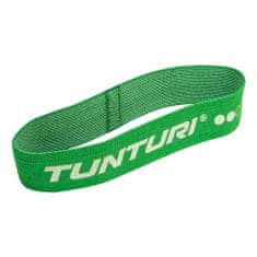 Tunturi Odporová guma textilní TUNTURI Resistance Band - střední zelená