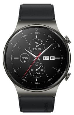 Chytré hodinky Huawei Watch GT 2 Pro, elegantní design, titanové tělo, safírové sklo, sledování tepu, spánku, tréninkový režim, multisport, dlouhá výdrž, bezdrátové nabíjení, vodotěsné, GPS, dlouhá výdrž, hudební přehrávač, AMOLED displej