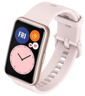 Huawei Watch Fit Active pametna ura, roza, Watch Face