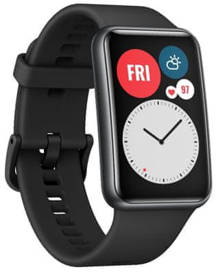Huawei Watch Fit okosóra, multisport, GPS, pulzus, SpO2, fizikai aktivitás, stressz, alvás