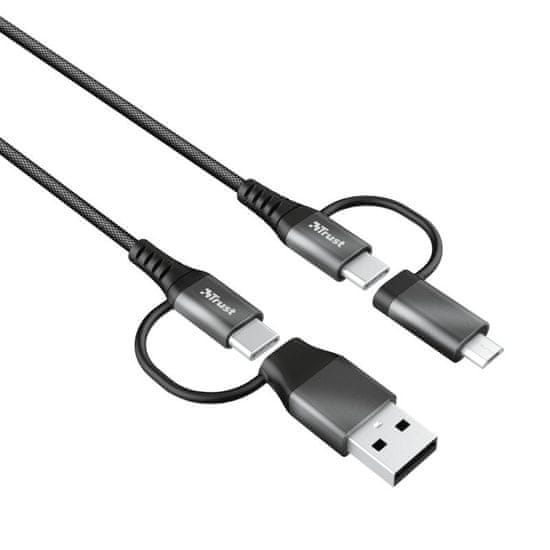 Trust Keyla Extra-Strong 4-In-1 USB Cable 1m 23573