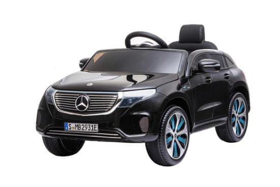 Beneo Elektrické autíčko Mercedes-Benz EQC, 12V, 2,4 GHz dálkové ovládání, USB / SD Vstup, odpružení, 12V