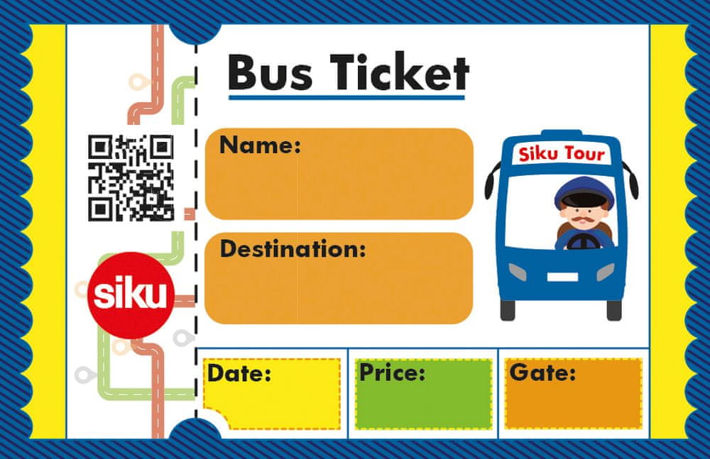 SIKU World 5509 autobusová zastávka