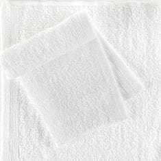 Greatstore Ručníky pro hosty 25 ks bavlna 350 g/m2 30 x 30 cm bílé