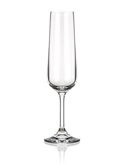 MAISON FORINE set 4 ks sklenic Marta na šampaňské 205 ml