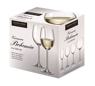 MAISON FORINE set 6 ks sklenic Veronica na bílé víno 350 ml
