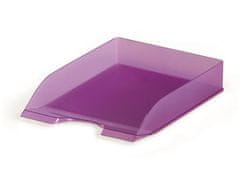 Durable Odkladač "Basic", transparentní fialová, plast