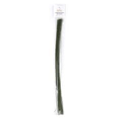 Decora Květinové drátky zelené střední 50ks 40cm 