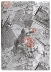 KPH Fotoalbum Romantic roses šedé