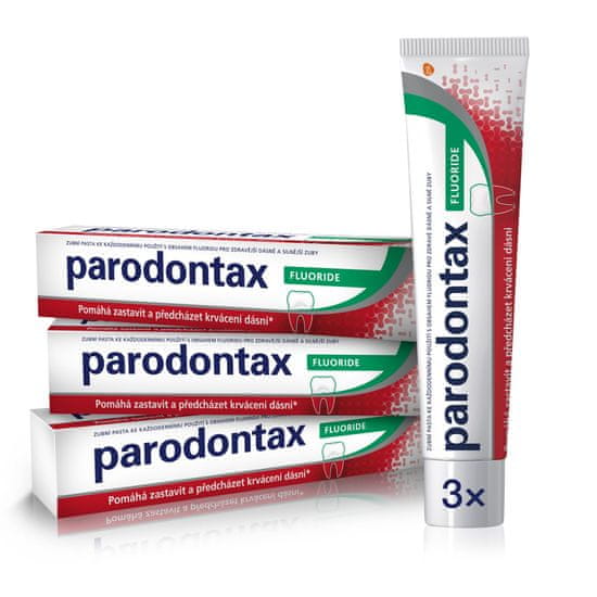 Parodontax Fluorid 75 ml Zubní pasta s fluorem 3ks
