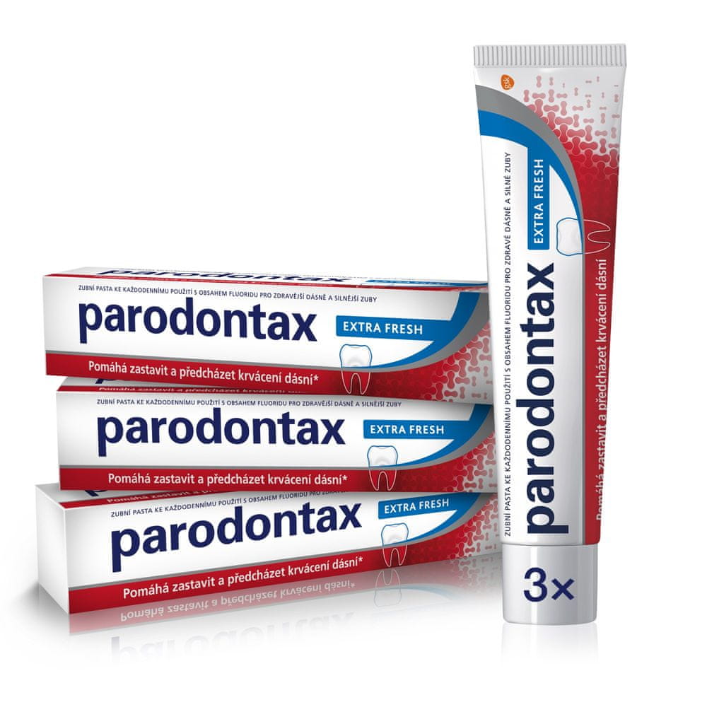 Parodontax Extra Fresh 75 ml Zubní pasta 3ks