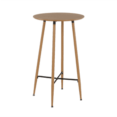 BPS-koupelny Barový stůl, dub, průměr 60 cm, IMAM