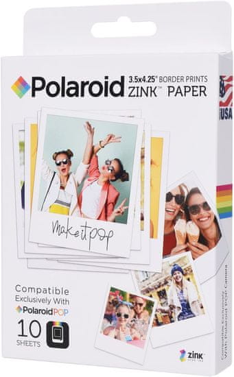 POLAROID Zink 3,5×4,25" Media - 10 pack