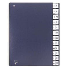 Donau Třídící kniha, tmavě modrá, koženka, A4, A-Z 8694001-18