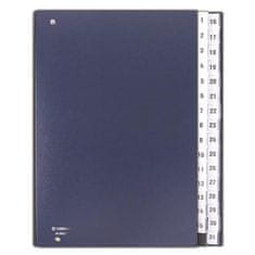 Donau Třídící kniha, tmavě modrá, koženka, A4, 1-31 8696001-18 
