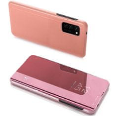 MG Clear View knížkové pouzdro na Huawei P40 Lite, růžové