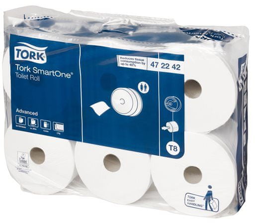 Tork Toaletní papír, T8, TORK "SmartOne"