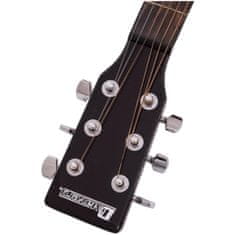 Dimavery AW-400, elektroakustická kytara typu Folk, redburst