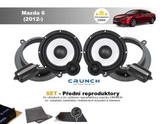 Crunch SET - přední reproduktory do Mazda 6 (2012-) - Crunch