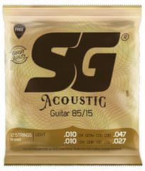 SG SGA 6688 Bronze 010-12 kytarové struny